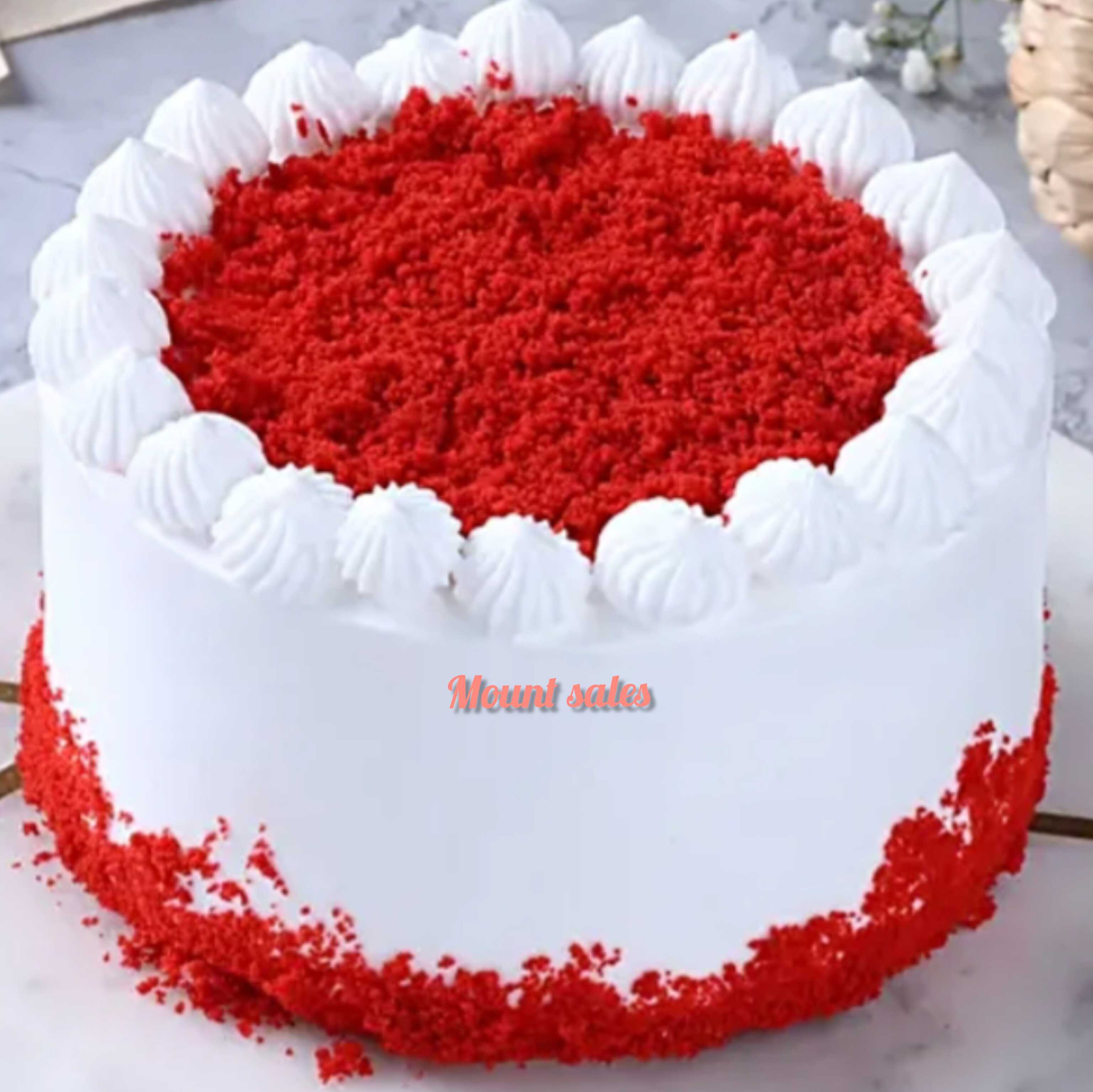 Premium RED N White Velvet Cake